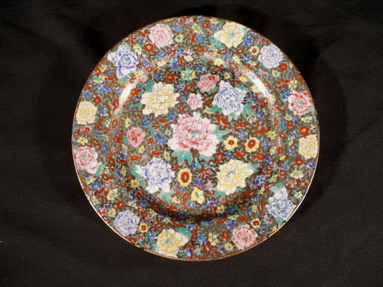 Gyönyörű kézi festésű porcelán tányér