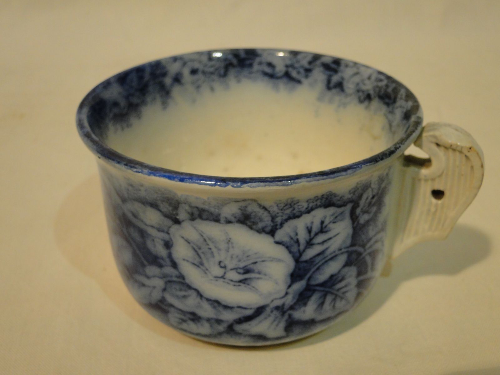 Antik kék mintás porcelán koma csésze