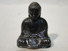 Régi jelzett fém Buddha szobor 4.5 cm