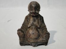 Régi zsírkő buddha szobor 8 cm