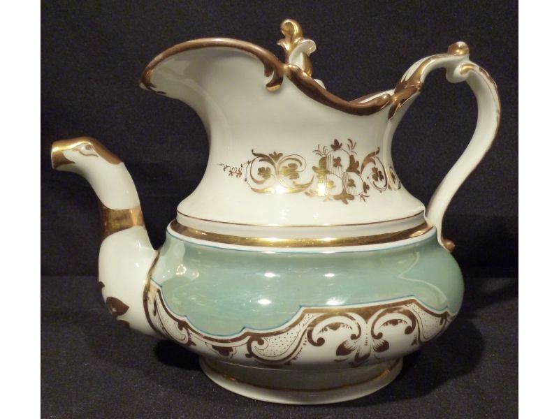 Antik nagyméretű porcelán teáskanna